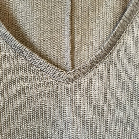 Desert Tan Boxy Knit Sleeveless Sweater Top - Picture 7 of 14